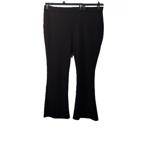 Christian Siriano Pants - Christian Siriano Pull-on Wide leg Pants w/Pockets, Size 2X, Black